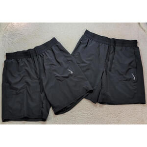 Nike Yoga Dri-FIT Training Shorts Lot of 2 Men’s XLT Black CZ2235 RARE